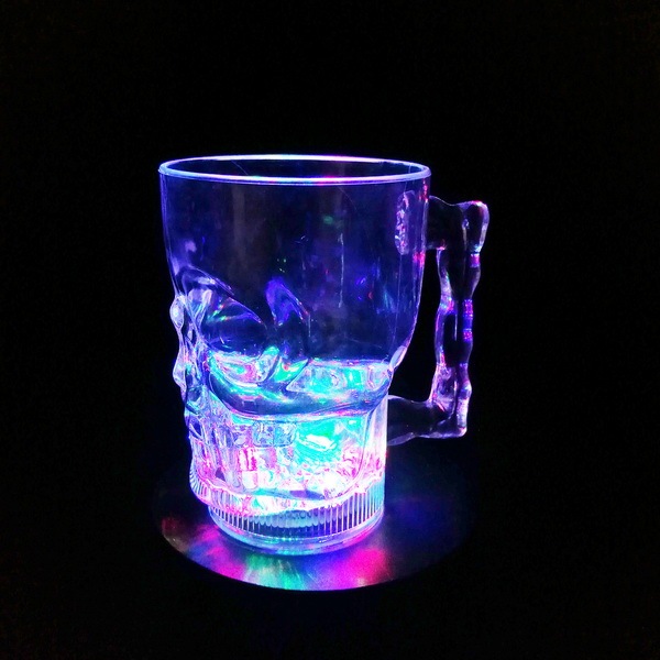 Novelty 14 oz Plastic LED Flashing Tumbler Multi-Color Soda Drink Cup Food Grade for Party Promotions and Gifts