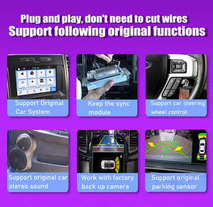 Autoradio 14.5 pouces pour <span class=keywords><strong>Ford</strong></span> F150 Raptor 2015-2021 Android stéréo <span class=keywords><strong>GPS</strong></span> Navigation lecteur multimédia sans fil Carplay unité principale - Product Image 5