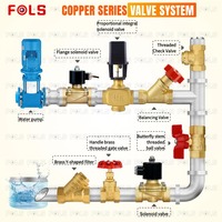 Vanne solénoïde en laiton DN20 2 pouces 3 pouces 50 mm 5V/24V pour le contrôle du débit d'eau, d'huile et d'air avec personnalisation OEM