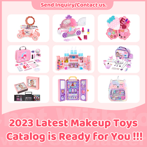 Zhorya manufacturer – kit de jouets de <span class=keywords><strong>maquillage</strong></span> biologique rose pour enfants - Product Image 6