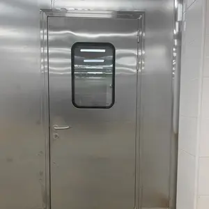 Toptan tıbbi ameliyathane hava geçirmez otomatik temiz oda kapı hastane odası kapı boyutu