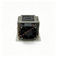 Refroidisseur de processeur de serveur actif 205W 2U LGA3647-S82, carte mère carrée, 4 caloducs en cuivre, plaque de base en cuivre, dissipateur thermique à ailettes en aluminium