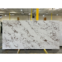 Comptoirs de cuisine préfabriqués en pierre de quartz Calacatta Viola 110 "X26"