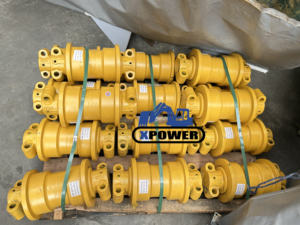 Rouleau de chenille Xpower 487-8695 4878695 E330 pour excavatrice sur chenilles, pièces de machines de construction, noir, neuf - Product Image 2