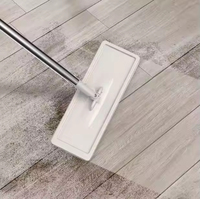 Vadrouille plate en microfibre avec manche magique Séparation des eaux usées rotative et paresseuse absorbante Lavage des mains gratuit