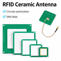 Antena RFID de Cerámica UHF de Polarización Circular US/EU 1/3/4/5/5.5 DBi para Módulo Lector RFID