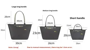 Borsa a Mano Classica Longxiang del 70° Anniversario, Grande Capacità, in Vera Pelle, Tracolla Pieghevole, Stile Urbano Estivo - Product Image 6