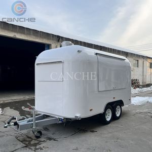 รถขายอาหารเคลื่อนที่อเนกประสงค์สแตนเลสขายดี พร้อมอุปกรณ์เสริมสำหรับอาหารจานด่วน - Product Image 1