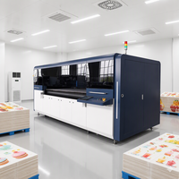 Nouvelle machine d'impression numérique à jet d'encre entièrement automatique pour boîtes à pizza en carton ondulé avec écran tactile