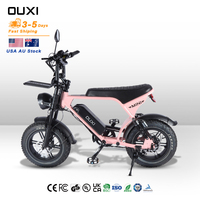 Vélo Fat Bike OUXI Mini V8 avec pneus larges de 16 pouces, résistant à la rouille, idéal pour les sorties en extérieur et les balades sur les sentiers.