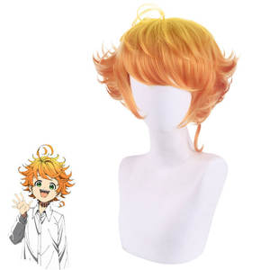 Ainizi Kurze Gemischte Gelbe Emma Cosplay-Perücke aus The Promised Neverland - Product Image 2