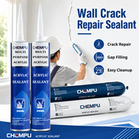 Scellant acrylique blanc en gros, scellant acrylique lisse à base d'eau pour joints de plafond, scellant acrylique mat
