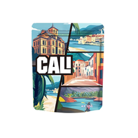En Stock impression numérique 3.5g sacs holographiques en Mylar avec coffret pour emballage de bonbons au raisin Bubblegum