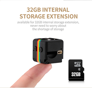 Caméra d'action SQ11 <span class=keywords><strong>Mini</strong></span> <span class=keywords><strong>portable</strong></span> Full HD 1080P avec capteur d'image CMOS, vision nocturne et fonction d'enregistrement pour les sports de plein air - Product Image 2