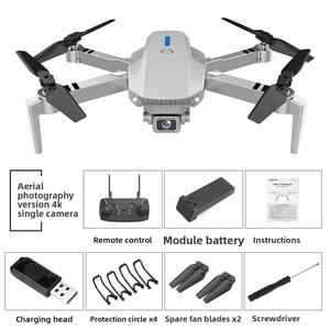 Drone RC Quadricoptère avec maintien d'altitude, stabilisateur de vol à une touche, jouet volant télécommandé pour débutants - Product Image 2