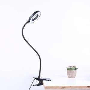 Lámpara <span class=keywords><strong>de</strong></span> Escritorio con Clip, Alimentación USB, LED Ra80 <span class=keywords><strong>para</strong></span> Lectura, Hogar y Oficina, 10 Niveles <span class=keywords><strong>de</strong></span> Brillo Ajustables, 3 Modos, Luz con Clip <span class=keywords><strong>para</strong></span> Cabecera <span class=keywords><strong>de</strong></span> Cama - Product Image 1