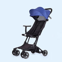 La poussette pour bébé peut s'asseoir et s'allonger légère et pliable Parapluie pour bébé simple et portable à haute vue Chariot pour poussette pour bébé