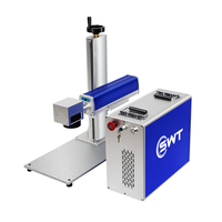 Portable bureau canne à pêche fibre laser machine de marquage métal 30w 30Watts impression laser machines de marquage