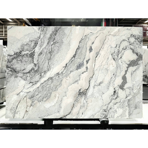 Pietra di pietra bianca mimetica lastra di marmo naturale moderno minimalista di lusso <span class=keywords><strong>sfondo</strong></span> per la Villa esterna decorazione della parete interna - Product Image 1