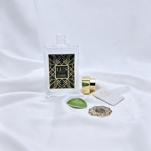 Custom Printed Perfume <b>Bottle</b> <b>Labels</b> High-end Aluminum Perfume <b>Labels</b> 10-100ml Perfume Glass <b>Bottle</b> <b>Labels</b> - Product Image 3