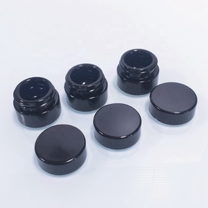 5g 5ml Thick Black UV Protection <b>Small</b> Violet Glass <b>Jar</b> Factory Price 5ml 10ml 15ml Black Dark Light Proof Violet Glass <b>Jar</b> - Product Image 6