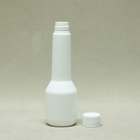 Botellas de Lubricante de 50 ml con Cuello Largo, Cilíndricas, de HDPE, con Tapa de Rosca y Serigrafía, para Aditivos de Combustible Automotriz