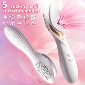 Krachtige 2 In 1 Vagina Zuigende Vibrator Tepel Orale Vacuümstimulator G Spot Clitoris Massage Vrouwelijke Masturbator Seksspeeltjes Vrouwen - Product Image 2