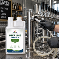 Livraison rapide Détergent de nettoyage pour ligne de bière 1L Formules personnalisées Nettoyant pour ligne de bière et de boissons