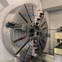 Tour CNC à banc horizontal robuste CK61125, portée maximale de 1250 mm, pour tournage de métaux, avec options GSK et Fanuc