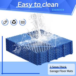 PLANCHER DE <span class=keywords><strong>GARAGE</strong></span> VENTILÉ EN PVC ANTIDÉRAPANT VERROUILLAGE Tapis de carrelage de <span class=keywords><strong>garage</strong></span> en plastique - Product Image 6