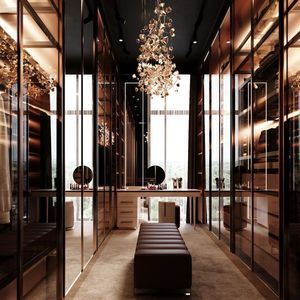 New Style Bedroom Wardrobe Set Modern Design Stainless Steel Wardrobes <strong>Big</strong> Storage Cabinet Walk-in <strong>Closet</strong> for Living Room - Product Image 4