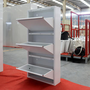 Étagère de rangement murale en acier, design <span class=keywords><strong>suspendu</strong></span> extérieur, style chinois, ultra-mince, moderne, en métal, pour chaussures - Product Image 4