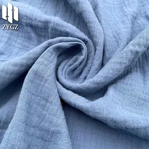 Commercio all'ingrosso di asciugamani e tessuti per pigiami in tessuto di cotone antirughe a doppio strato