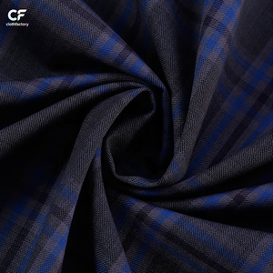 Nuovo Modello di Tessuto per Pantaloni Casual e alla Moda, 50% Lana Tessuto per Cappotti in Lana Fine a Quadri Disponibile in Stock - Product Image 4
