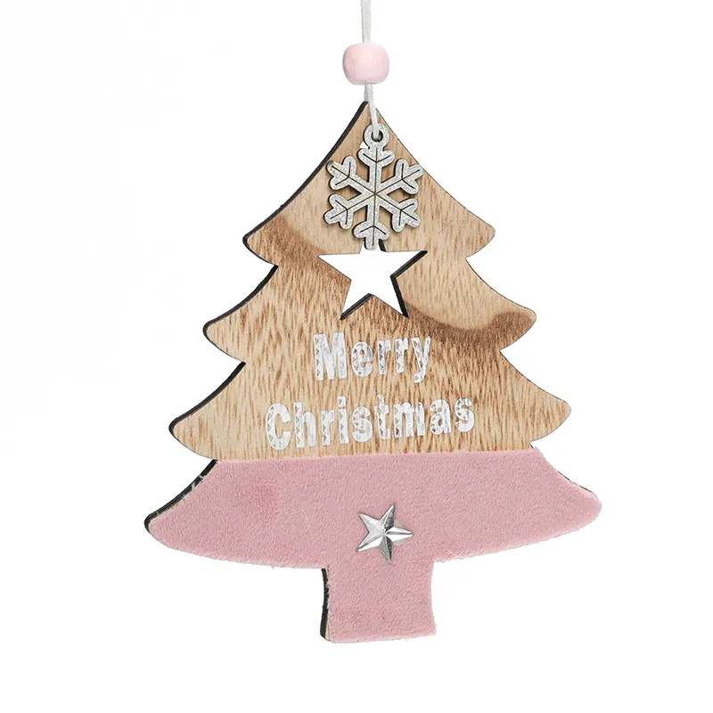 Arbol de navidad Weihnachts schmuck Anhänger für Home Party Neujahr liefert Holz Weihnachts baum hängen Ornament