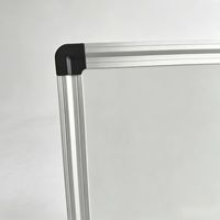 Tableau blanc magnétique mural effaçable à sec avec support latéral pour stylos, en carton, pour bureau, école, salle de réunion