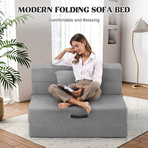 Moderno Juego de Sofá Cama Convertible Extensible 4 en 1, Ecológico, Modular, Ahorra Espacio, Multifuncional para Sala de Estar - Product Image 2