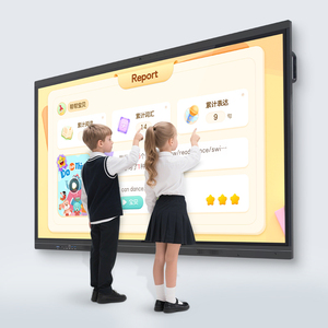 Tableau blanc interactif éducatif 4K avec verre anti-reflet, 65 pouces, 75 pouces, 86 pouces, 98 pouces, écran plat interactif pour conférence - Product Image 2
