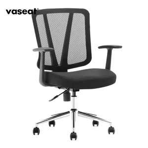 Modern Multifunctional Luxury Ergonomic Office Chairs Adjustable Reclining Mesh And Fabric Style With Swivel Metal Wholesale