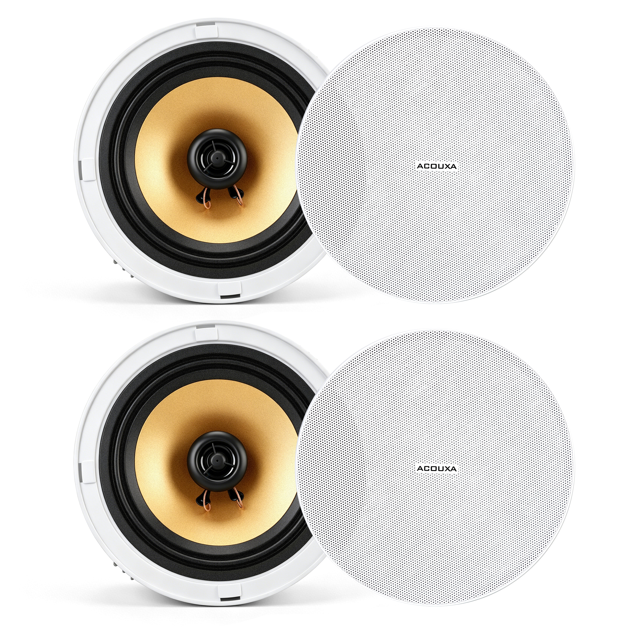 Ceiling Bluetooth Speaker Bluetooth 6.0 in Ceiling Audio Speaker 2 Channel HiFi Wireless Loudspeaker for Home Office
