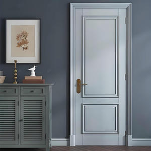 Puertas de Madera Maciza para Dormitorio, Color Marrón Claro, Personalizadas, Interiores, Entrada, Insonorizadas, con Manija de Metal - Product Image 4