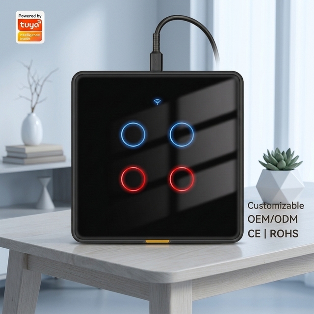 Smart Switch for Home Office Hotel Apartment Tuya WiFi Wireless Remote Control Voice Timer Schedule Alexa Google Compatible
