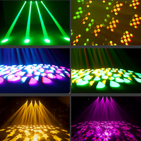 Projecteur LED mobile 150W DMX512 Master/Slave Sonore Automatique 12 Motifs Lumière de Scène Mobile Brillante pour DJ Club en Alliage Moulé Sous Pression