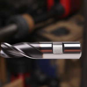 Ttake Standard Hss Co <b>Cutter</b> Ta1415 TiAln Coated 30 Degree Helix Short For Slots 3 Cutting <b>Edges</b> Weldon Shank - Product Image 3