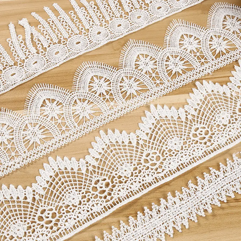 2022 New Design Fashionable Classic Fashion Chemical Lace Trimming Border Lacing Thread Bridal Lace