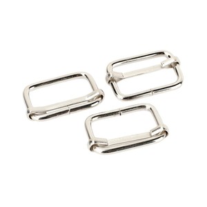 Hebillas Metálicas Deslizantes para Bolsos, Hebilla Cuadrada Resistente para Cierre de Cremallera, Herrajes Ajustables para Correas, Hecho en Zhejiang - Product Image 4