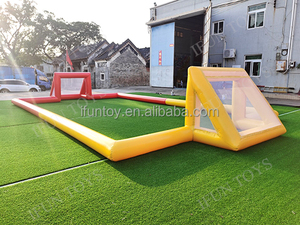 Campo de Juego Flotante Inflable de PVC/Vinilo para Fútbol Acuático en <span class=keywords><strong>Playa</strong></span>, con Portería, para Yates y Resorts - Product Image 6