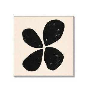 Cuadro Minimalista en Blanco y Negro, Arte de Pared Enmarcado, Lienzo Decorativo para Sala de Estar, Dormitorio, Decoración de Interiores - Product Image 2