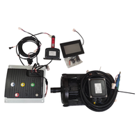 Kit moteur marin CC sans balais haute puissance 7 kW 48 V 1500 tr/min (inclut moteur, contrôleur et encodeur rotatif) avec écran d'affichage