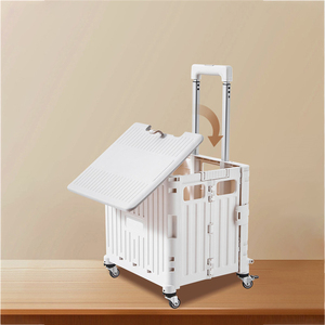 <span class=keywords><strong>Chariot</strong></span> <span class=keywords><strong>de</strong></span> manutention industriel <span class=keywords><strong>pliable</strong></span> à prix abordable, mini-<span class=keywords><strong>chariot</strong></span> <span class=keywords><strong>de</strong></span> courses <span class=keywords><strong>pliable</strong></span> en plastique à 4 roues pour le camping - Product Image 3